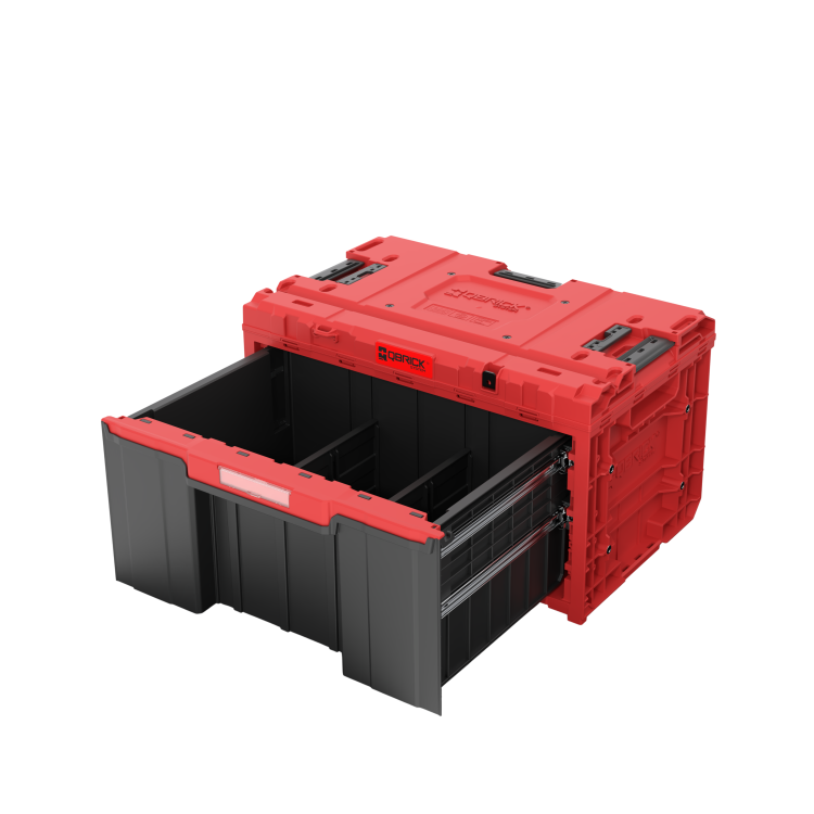 Skrzynka narzędziowa Qbrick System ONE Drawer 1 Toolbox 2.0 Red Ultra HD