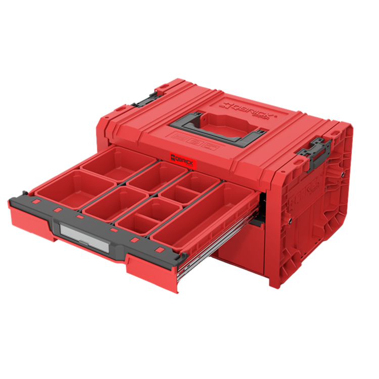 Zestaw skrzynek narzędziowych Qbrick System PRO Drawer Workshop Set 6 2.0 Red Ultra HD (8).png