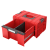 Zestaw skrzynek narzędziowych Qbrick System PRO Drawer Workshop Set 6 2.0 Red Ultra HD (11).png