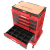 Zestaw skrzyń narzędziowych Qbrick System ONE Red Workshop Drawers Set 5