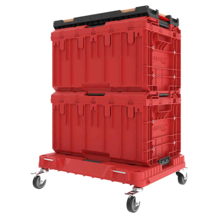Zestaw skrzyń narzędziowych Qbrick System ONE Red Workshop Drawers Set 5